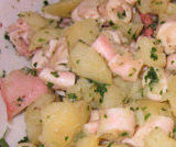 Polpo  in insalata di patate lesse