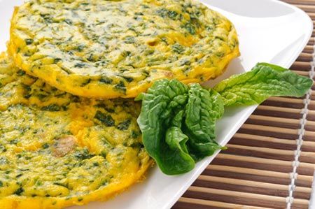 Frittata di spinaci