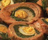 Roll di spinaci e uova