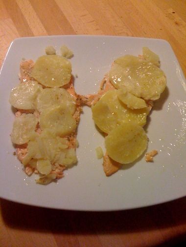 Filetti di trota in crosta di patate - Ricetta