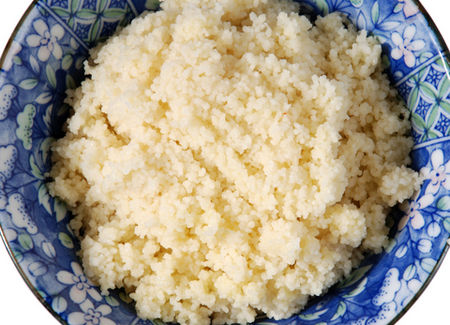 Cous cous di gamberi e zucchine