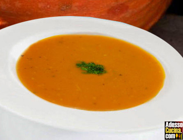 Crema di zucca e castagne