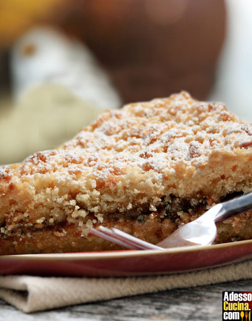 Torta sbriciolata agli amaretti - Ricetta