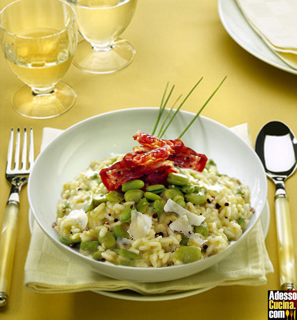 Risotto con le fave - Ricetta