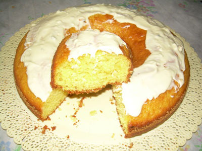 Ciambella al cioccolato bianco - Ricetta