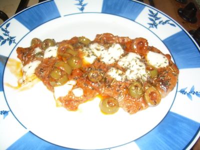 Scaloppine alla pizzaiola