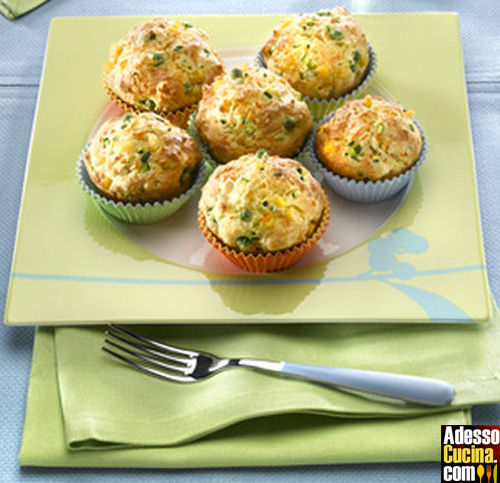 Muffin con verdure