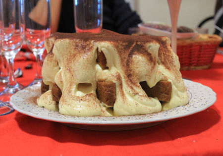 Pandoro alla crema di mascarpone