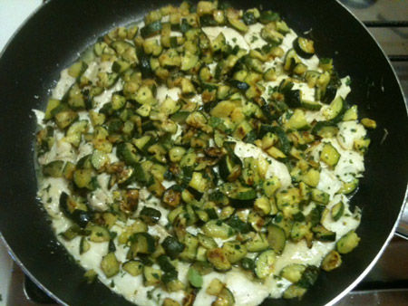 Filetti di merluzzo con zucchine