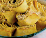 Torretta di pasta con carciofi e sa...