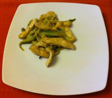 Filetti di pollo con zucchine