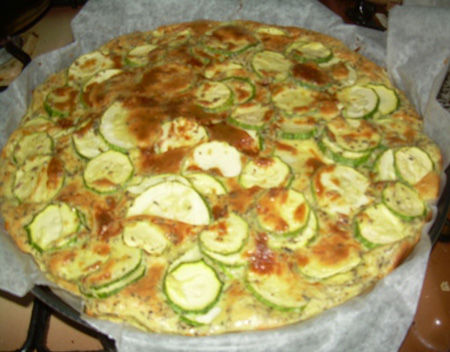 Flan di zucchine al microonde