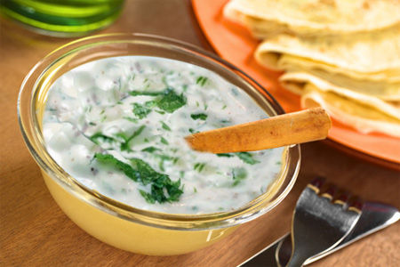 Raita di cetrioli - Ricetta