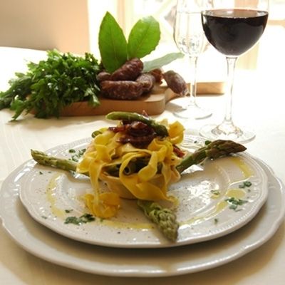 Cestino di tagliatelle - Ricetta