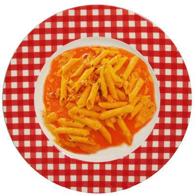 Garganelli alla crema di peperoni