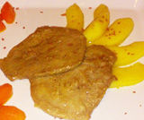 Scaloppine al marsala con mele cara...