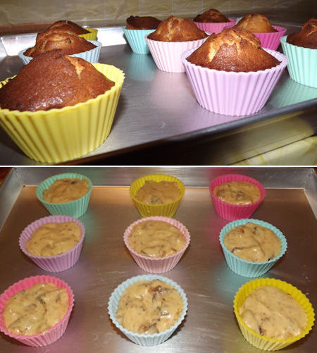 Muffins alla frutta secca con cioccolato al marsala