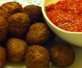 Polpette vegetali con sughetto di p...