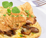 Omelette con funghi