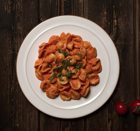 Orecchiette trafilate al bronzo alla ricotta