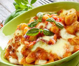 Gnocchi con salsa alla mozzarella