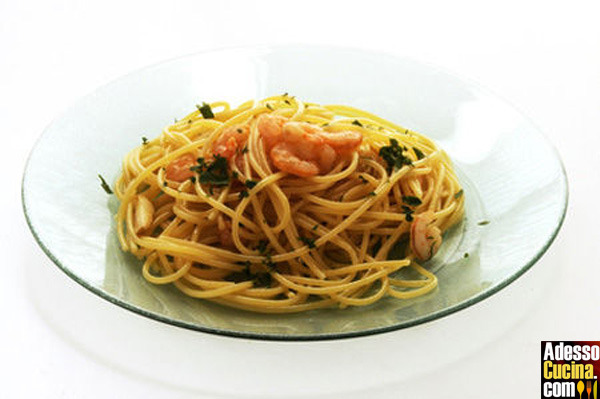 Spaghetti ai gamberi e zenzero - Ricetta