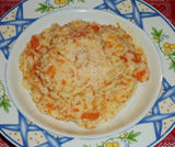 Risotto alla zucca e panna