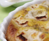 Clafoutis di patate e robiola