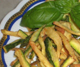 Bastoncini di zucchine appetitosi