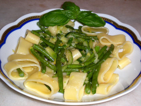 Calamarata in verde