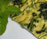 Frittata al tarassaco zucchine e menta