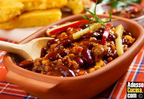 Chili con carne  tex-mex - Ricetta