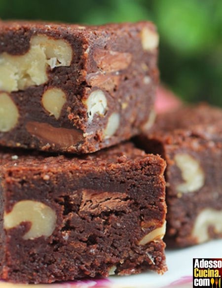 Brownies cioccolato e nocciole - Ricetta