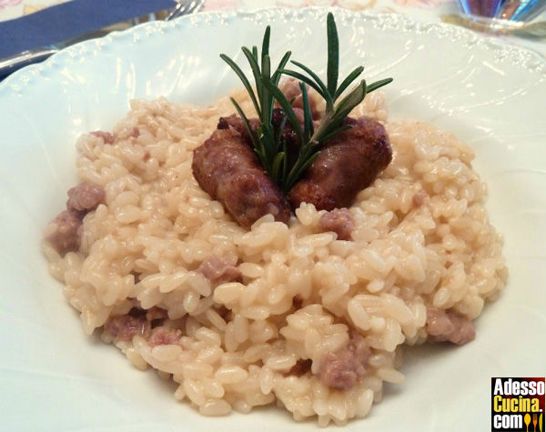 Risotto alla grappa e salsiccia