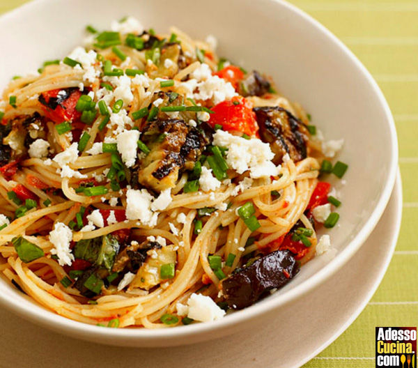 Spaghetti al rag di verdure