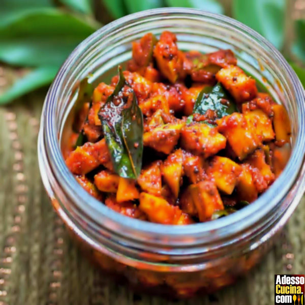 Conserva di mango (Aam ka achar)