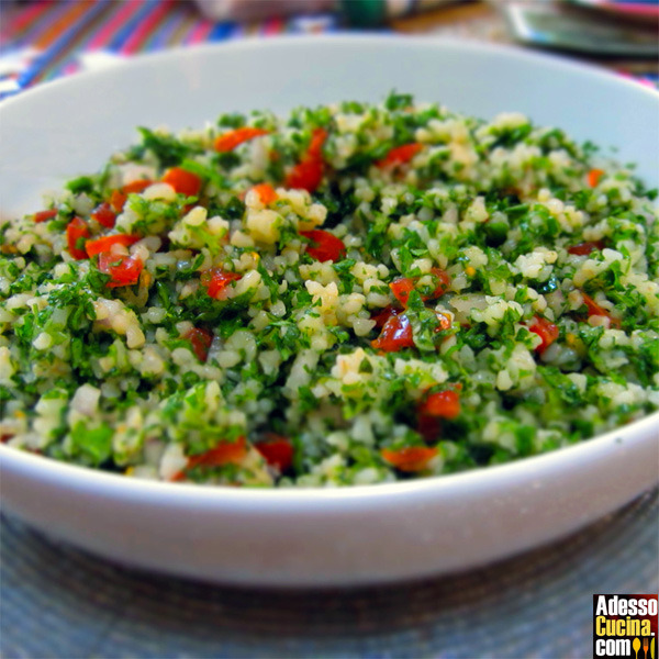 Taboul speziato con verdure