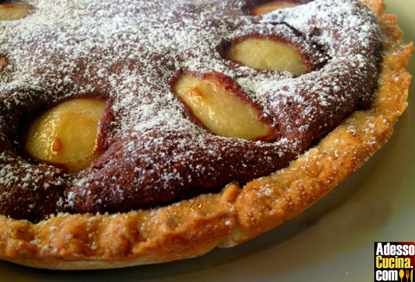 Torta cioccolato e pere - Ricetta