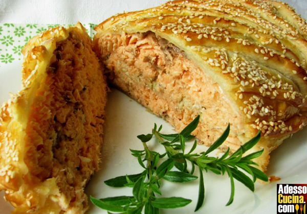 Salmone in crosta al dragoncello - Ricetta