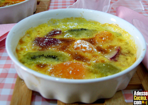 Gratin di frutta - Ricetta