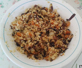 Cous cous di zucca, lenticchie e radicchio