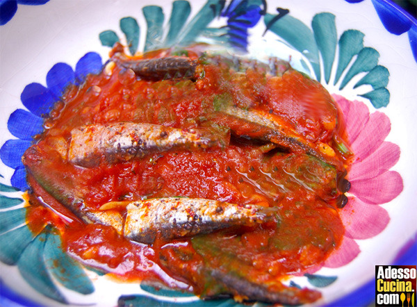 Sardine allo zafferano in umido - Ricetta