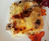 Lasagne al radicchio rosso e taleggio