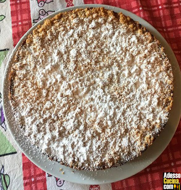 Torta di ricotta mandorle e amaretti