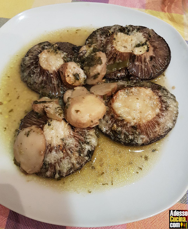 Funghi cardoncelli al forno