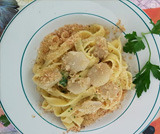 Tagliatelle con topinambur e acciug...