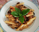 Penne con melanzane