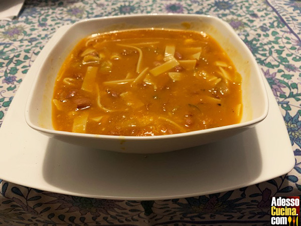 Minestra di fagioli veloce - Ricetta