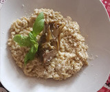 Risotto con crema di carciofi