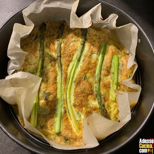 Frittata di albumi con verdure al forno